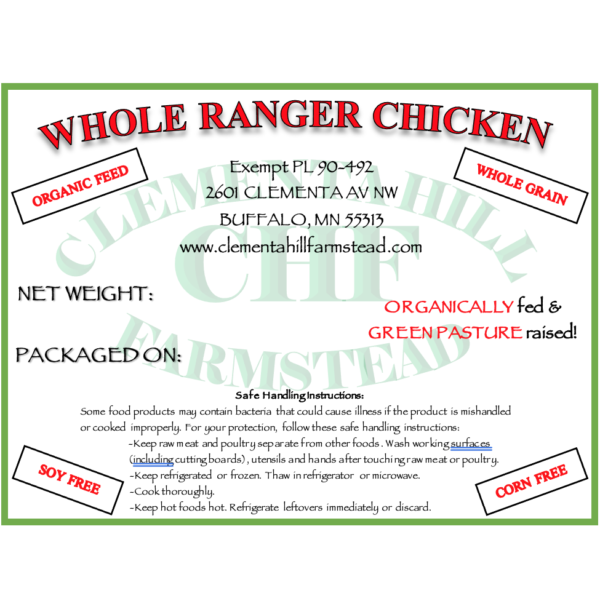 Whole Chicken- Medium Ranger Bundle